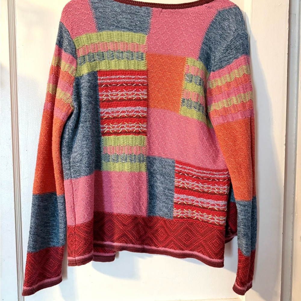 Whimsical patchwork Cardigan - Picture 2 of 3